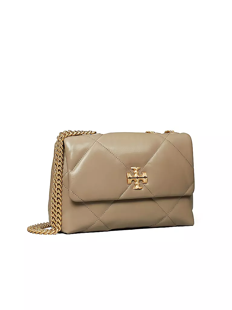 TORY BURCH | Ledertasche - Umhängetasche KIRA DIAMOND Small | beige