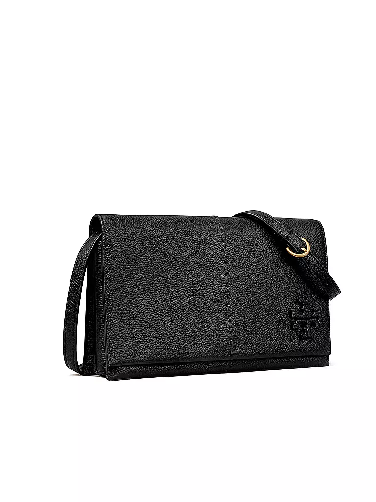 TORY BURCH | Ledertasche - Umhängetasche MC GRAW | schwarz