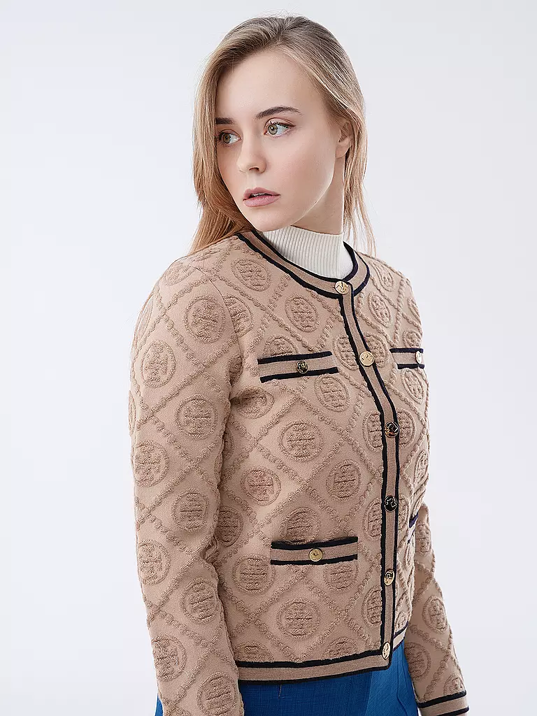 TORY BURCH | Strickjacke | camel