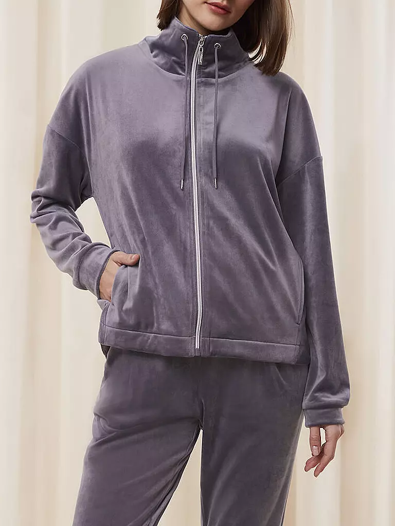 TRIUMPH | Loungewear Jacke  | lila