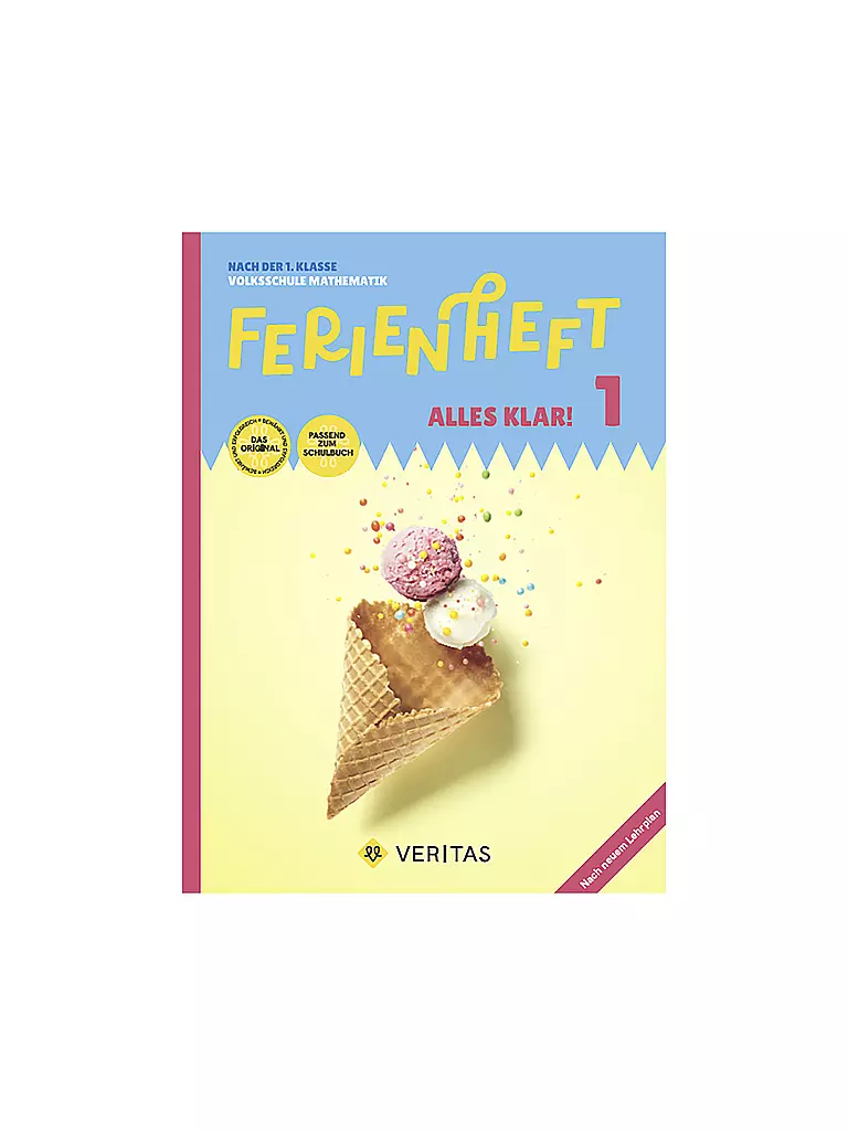 VERITAS VERLAG | Ferienheft -  Mathematik 1. Klasse Volksschule  | keine Farbe