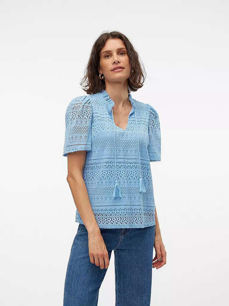 VERO MODA | Bluse VMHONEY | blau