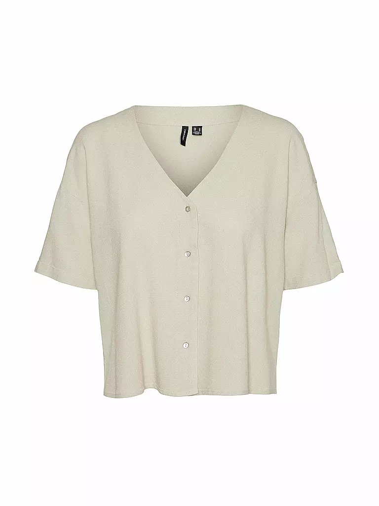 VERO MODA | Blusenshirt VMJESMILO | beige