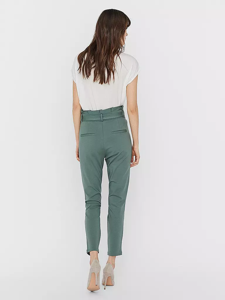 VERO MODA | Highwaist Hose Loose Fit VMEVA | olive