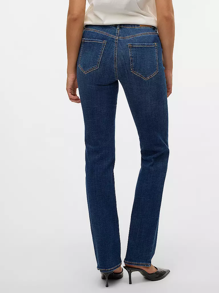 VERO MODA | Jeans Straight Fit VMFLASH | dunkelblau