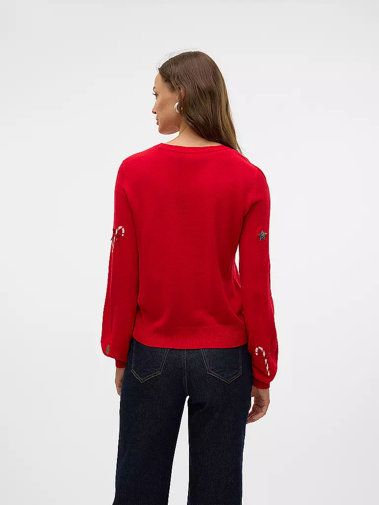 VERO MODA | Pullover VMNEWJOLLY | rot