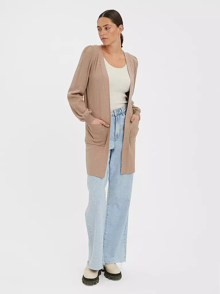 VERO MODA | Strickjacke VMNANCY  | beige