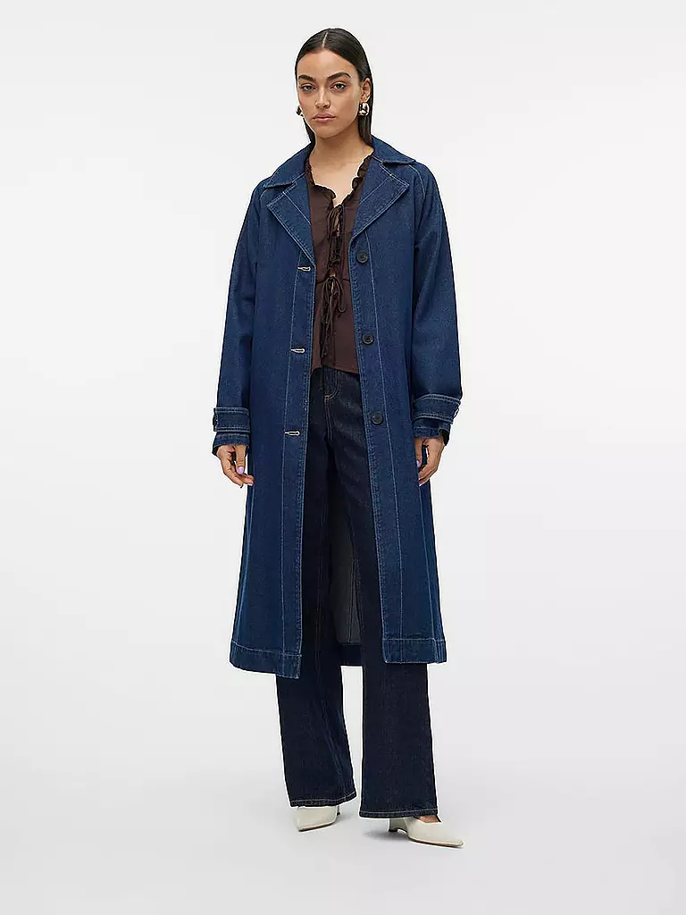 VERO MODA | Trenchcoat VMADISON Denim | dunkelblau