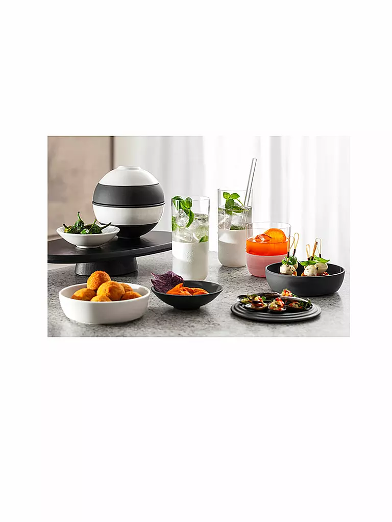 VILLEROY & BOCH | La Petite Boule BLACK&WHITE ICONIC 5tlg | schwarz