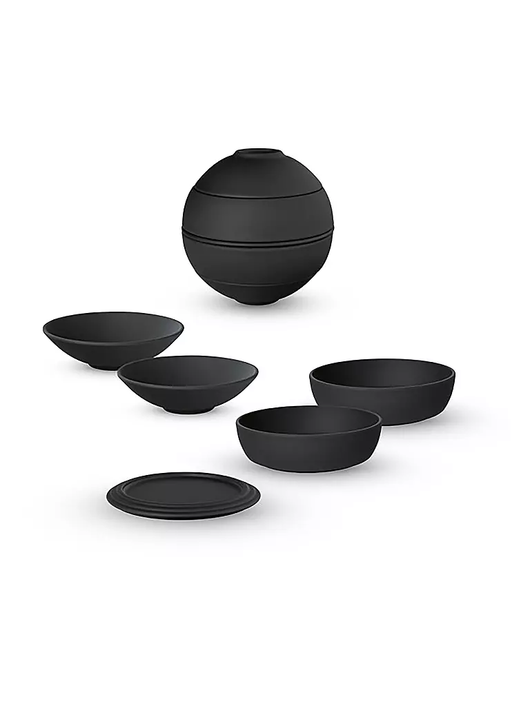 VILLEROY & BOCH | La Petite Boule BLACK ICONIC 5tlg | schwarz