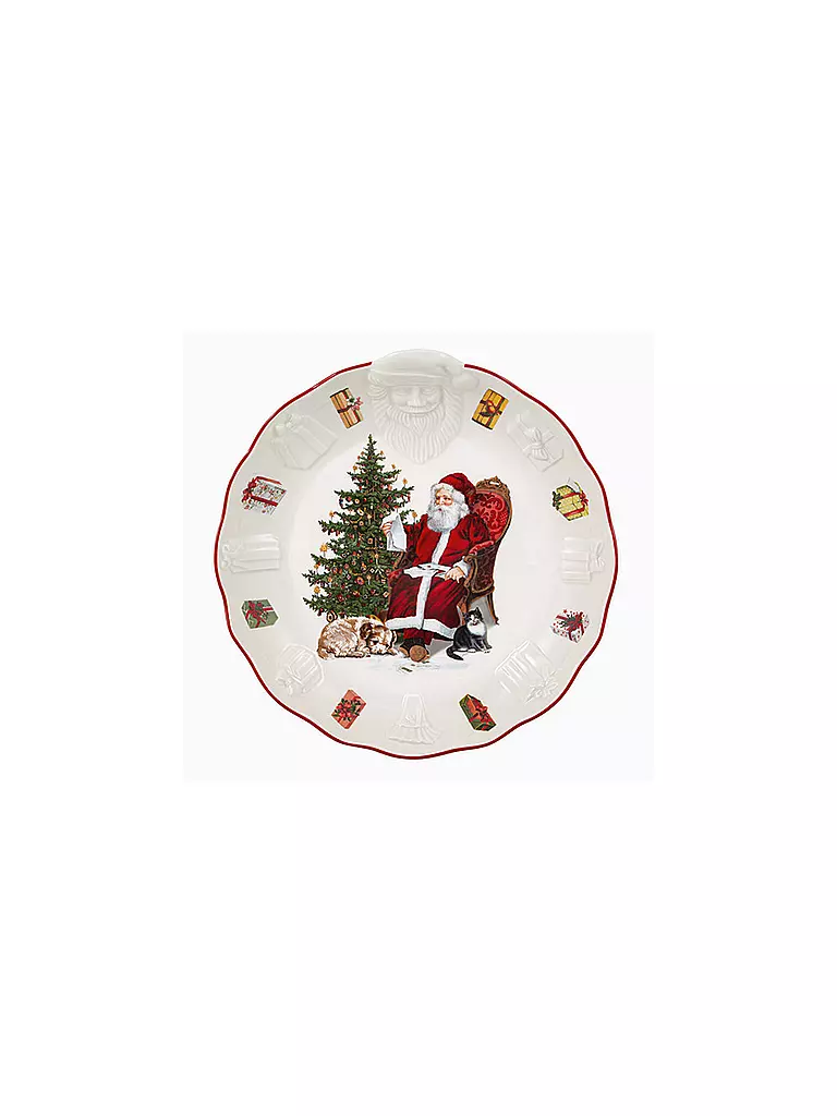 VILLEROY & BOCH | Toy's Fantasy Schale mit Santa Relief, 24x25x4,6cm | bunt