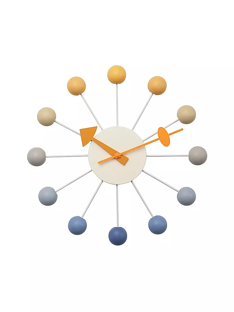 VITRA | Wanduhr 33cm BALL CLOCK Spezial Edition Sunrise | orange