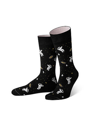 VON JUNGFELD | Socken ASTRONAUT black