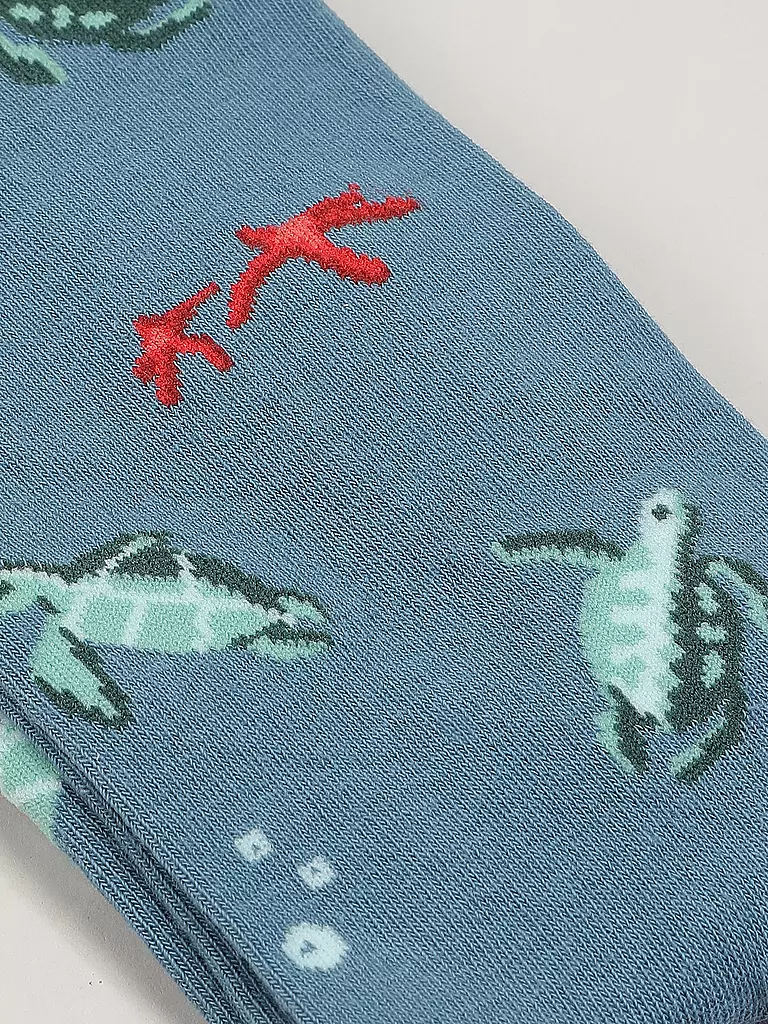 VON JUNGFELD | Socken Sea Life | blau