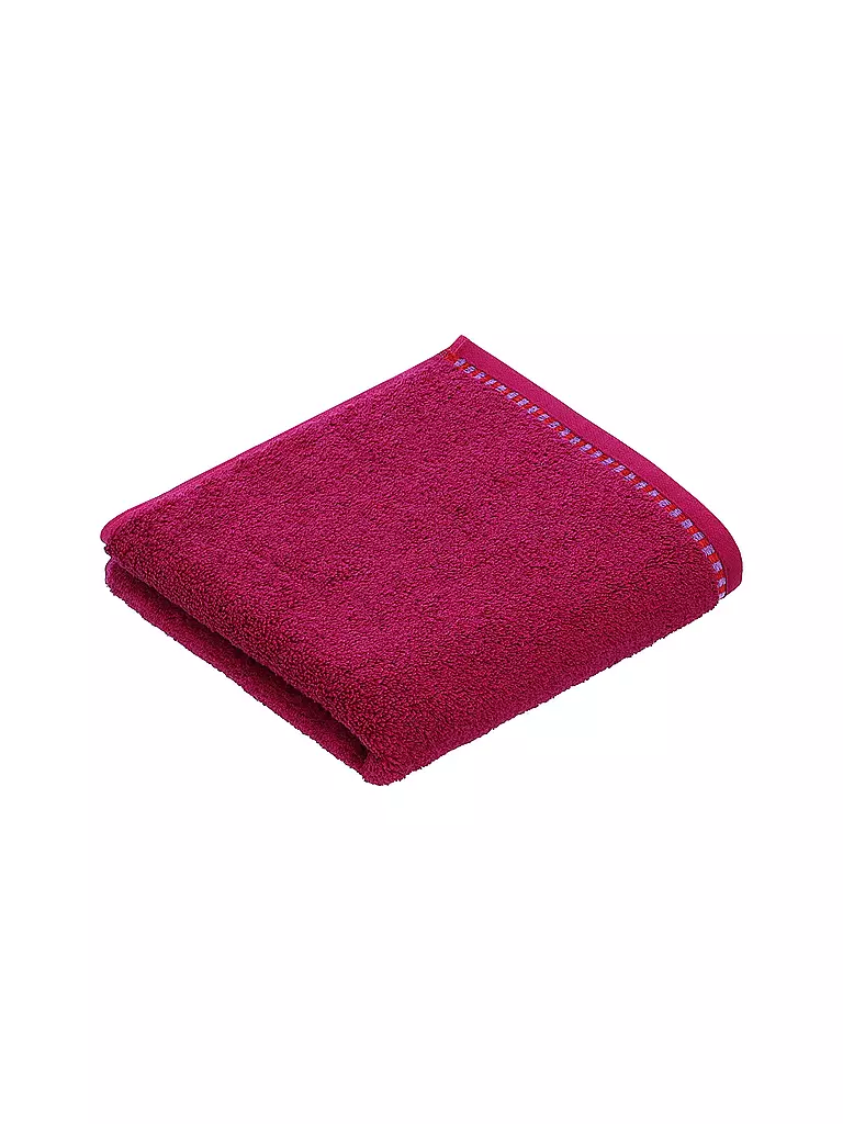 VOSSEN | Handtuch MERA 50x100cm Cranberry  | beere