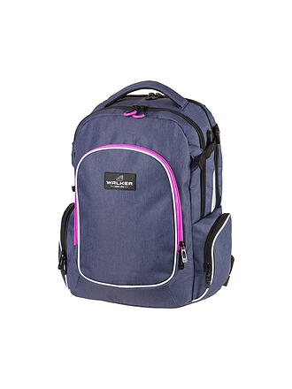 WALKER | Schulrucksack Campus Evo Wizzard Blue Ivy Pink