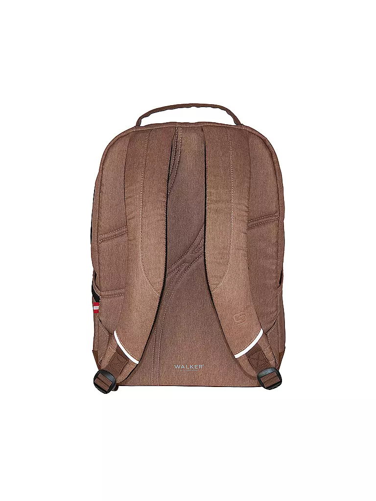 WALKER | Schulrucksack Pure Eco Biscuit | braun