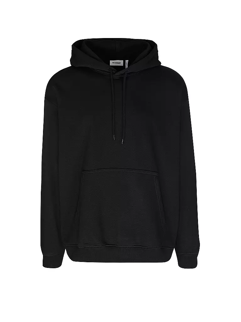 WEEKDAY | Kapuzensweater - Hoodie Oversized Fit | schwarz