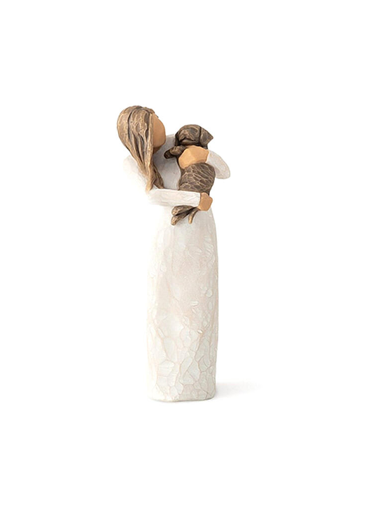 WILLOW TREE Figurine Adorable You (dunkler Hund) 19,5cm 28040 transparent