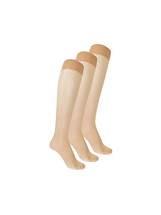 WOLFORD | Kniestrümpfe 3er Pkg. gobi 