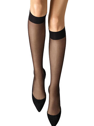 WOLFORD | Kniestrümpfe Satin Touch 20 den Black