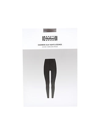 WOLFORD | Kaschmirleggings KASCHMIR-SEIDE (schwarz)