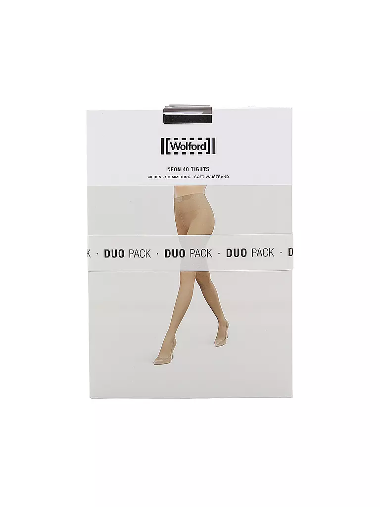 WOLFORD | Feinstrumpfhose NEON 40 2-er Pkg black | schwarz