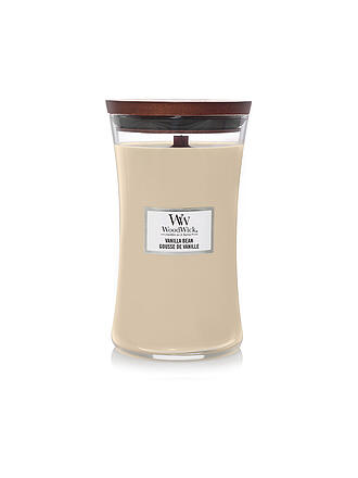 WOODWICK | Duftkerze mit Knisterdocht SANDUHR Large 610g Vanilla Bean