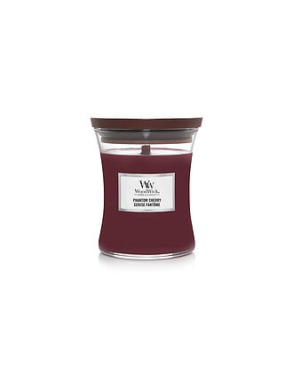 WOODWICK | Duftkerze mit Knisterdocht SANDUHR Medium 275g Phantom Cherry