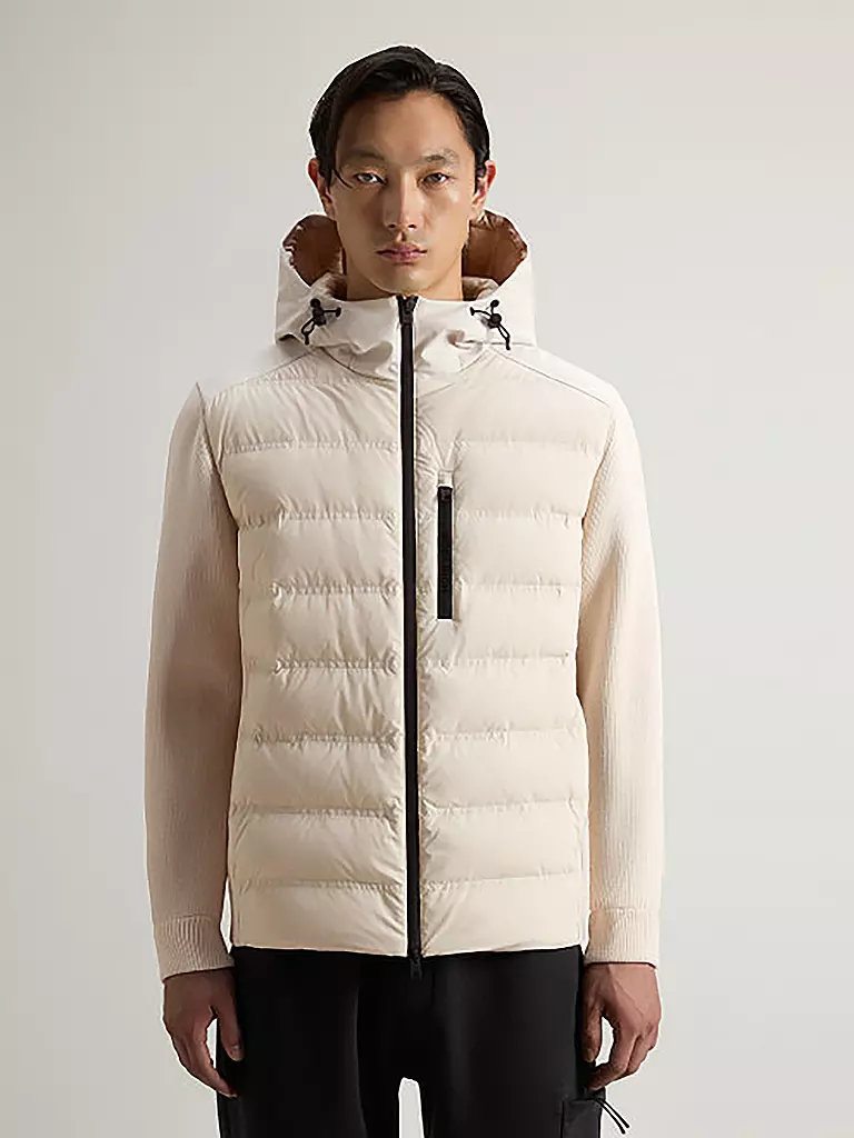 WOOLRICH | Hybridjacke BERING | beige