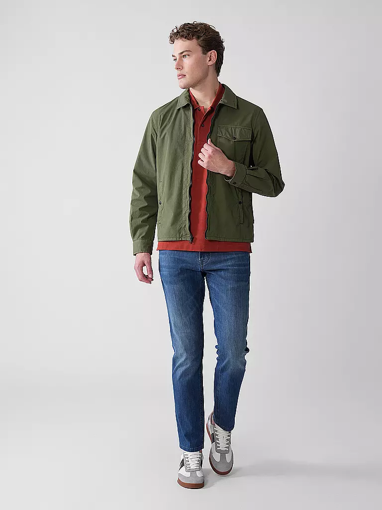 WOOLRICH | Overshirt GABARDINE  | olive