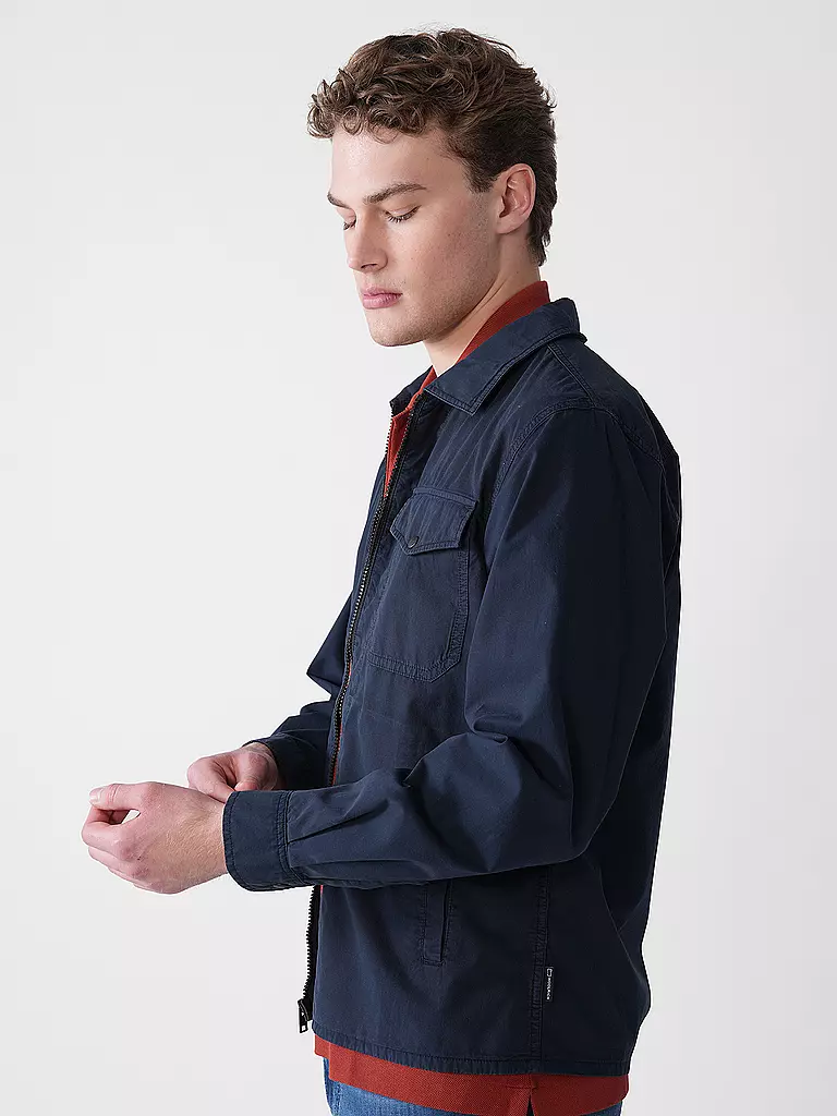 WOOLRICH | Overshirt GABARDINE  | dunkelblau