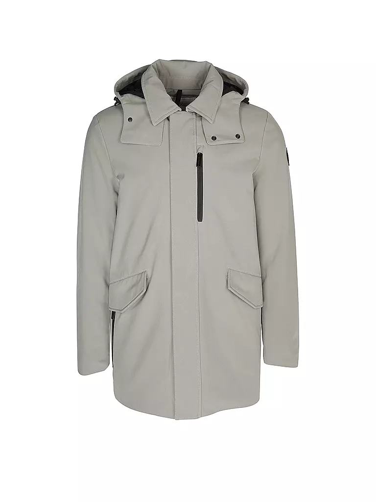 WOOLRICH | Parka BARROW MAC SOFT SHELL COAT | beige