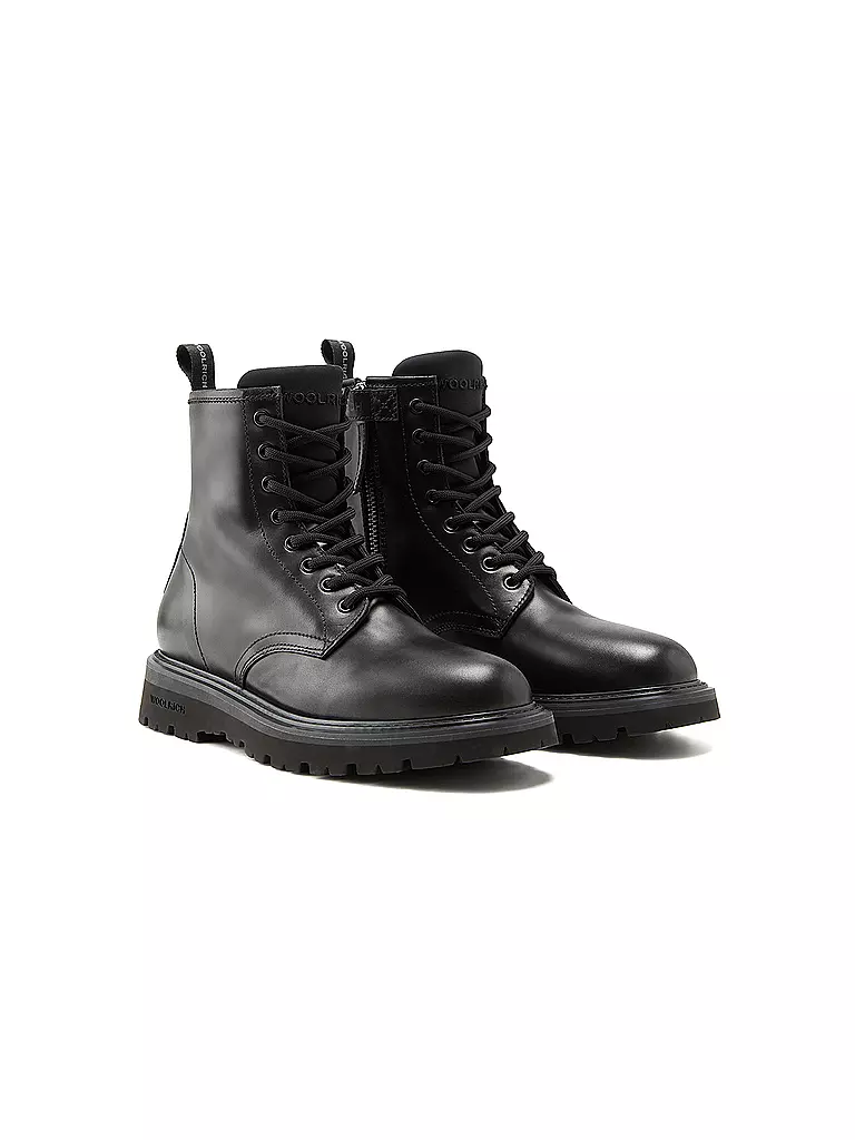 WOOLRICH | Schnürboots NEW CITY | schwarz