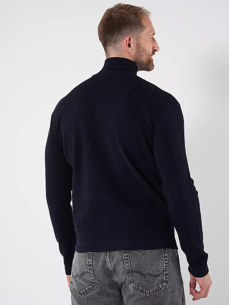 WOOLRICH | Troyer Pullover | blau