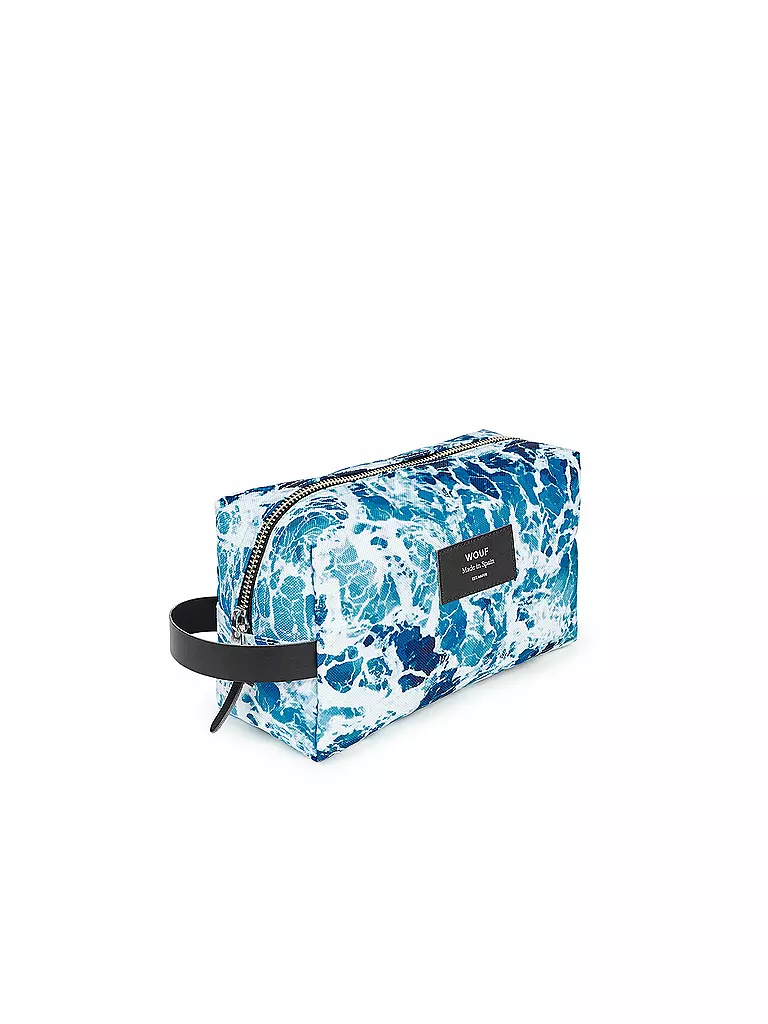 WOUF | Wash Bag - Travel Case Waves | blau