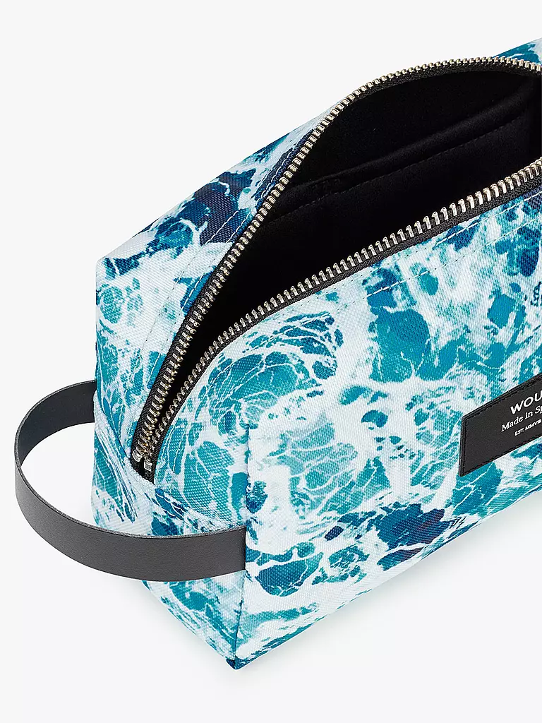 WOUF | Wash Bag - Travel Case Waves | blau