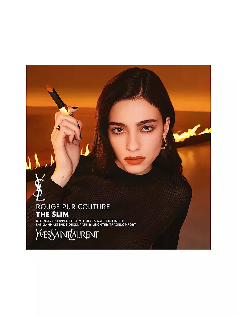 YVES SAINT LAURENT | Lippenstift -  Rouge Pur Couture The Slim (39) | dunkelrot