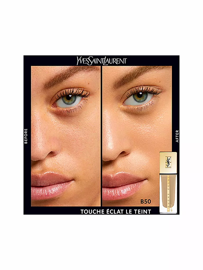 YVES SAINT LAURENT | Touche Éclat Le Teint Foundation ( B50 Honey ) | camel