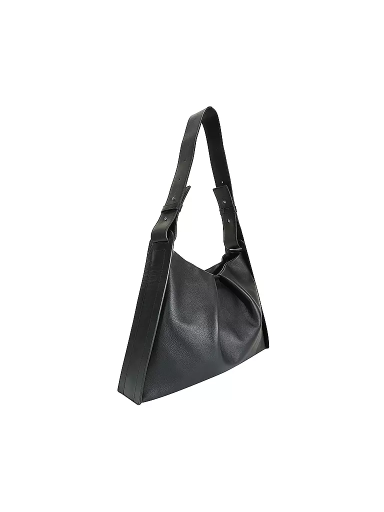 ZAMT | Ledertasche - Hobo Bag RENEE | schwarz