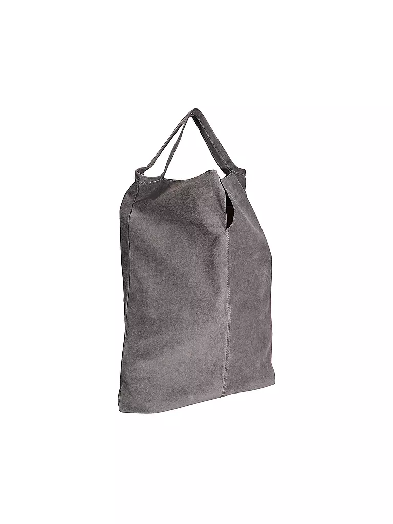 ZAMT | Ledertasche - Shopper RIN Large | grau