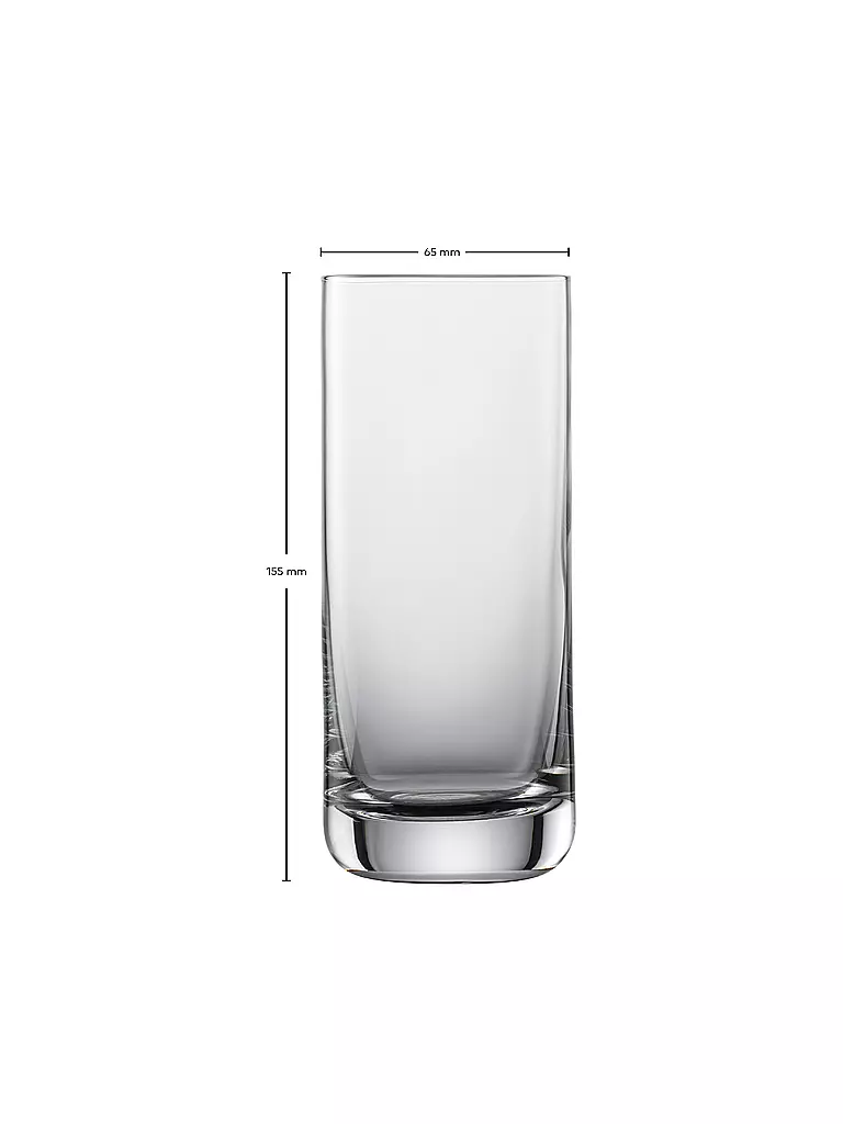 ZWIESEL GLAS | Longdrinkglas 6er Set SIMPLE 370ml | transparent