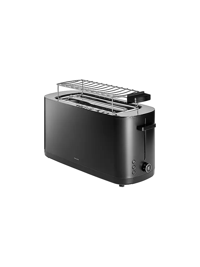 ZWILLING | ENFINIGY® Toaster 4 Scheiben Edelstahl 2 Schlitze lang Schwarz  | schwarz